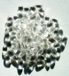 100 5x10mm Transparent Crystal Drop Beads